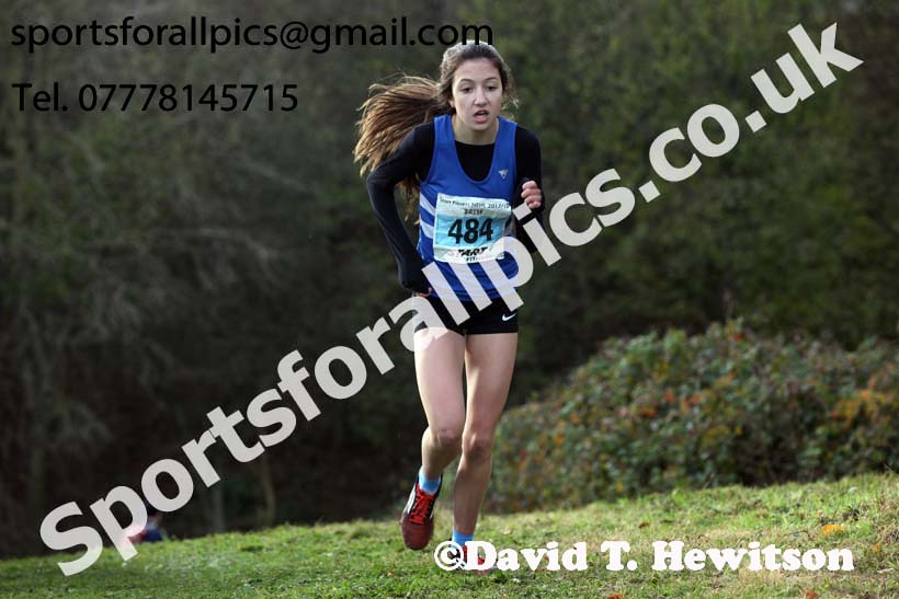 Girls under-15s 2017 Start Fitness North Eastern Harrier League, Aykley Heads, Durham. Photo:  David T. Hewitson/Sports for All Pics